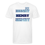 HENRY Fitted Cotton/Poly T-Shirt - white