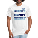 HENRY Fitted Cotton/Poly T-Shirt - white