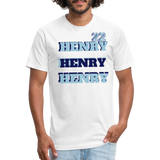 HENRY Fitted Cotton/Poly T-Shirt - white