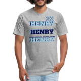 HENRY Fitted Cotton/Poly T-Shirt - heather gray