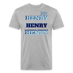 HENRY Fitted Cotton/Poly T-Shirt - heather gray