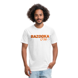 Bazooka Joe Fitted Cotton/Poly T-Shirt - white