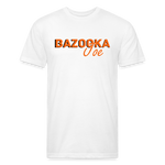 Bazooka Joe Fitted Cotton/Poly T-Shirt - white