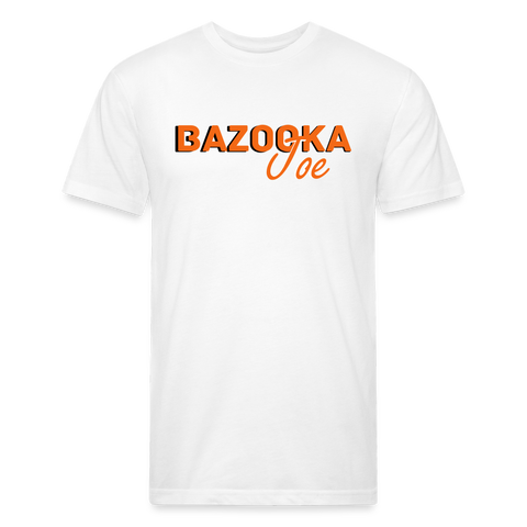 Bazooka Joe Fitted Cotton/Poly T-Shirt - white