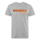 Bazooka Joe Fitted Cotton/Poly T-Shirt - heather gray