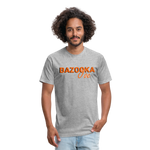 Bazooka Joe Fitted Cotton/Poly T-Shirt - heather gray