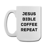 Jesus Coffee Mug 15 oz - white
